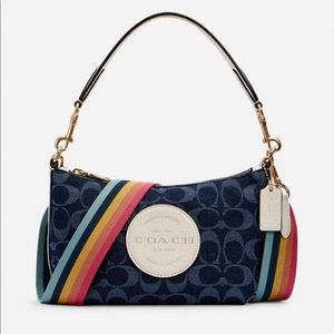 Coach Dempsey Shoulder Bag In Signature